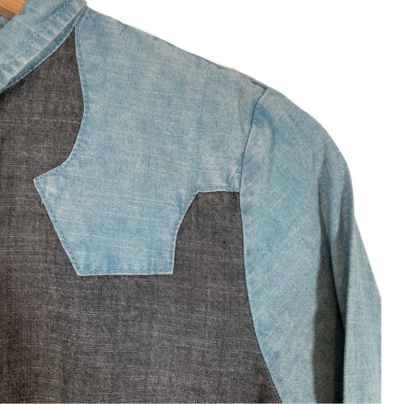 Diesel Fiftyfive DSL Sutcliffe Button Down Tunic Shirt Size Small NWT - Picture 8 of 11